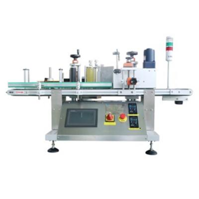 China Semi Automatic Food Table Round Labeling Machine Small Round Square Bottles for sale