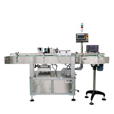 China Automatic Beverage Spirits Liquid Bottle Labeling Machine With Printer Device for sale