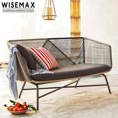 China WISEMAX MEUBLES Classic and Modern Furniture Outdoor Aluminum Chairs Sofa Rattan PE Chairs Indoor and Outdoor Garden Patio Chair for sale