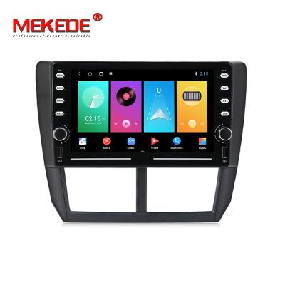 China 2020 BT/TV/mp3/SWC/DVR/WIFI/3G/DVD Voice Control Android 9 4core IPS Car Video MEKEDE D For 2008 2009 2010 2011 2012 Subaru Forester 2+32GB GPS Stereos for sale