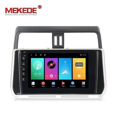 China Support Mirror-Link Screen IPS Car DVD Player (Give) MEKEDE Android 4core 2.5D For Toyota Prado 2018 2019 2+32GB GPS BT Radio SWC Stereo Radio for sale