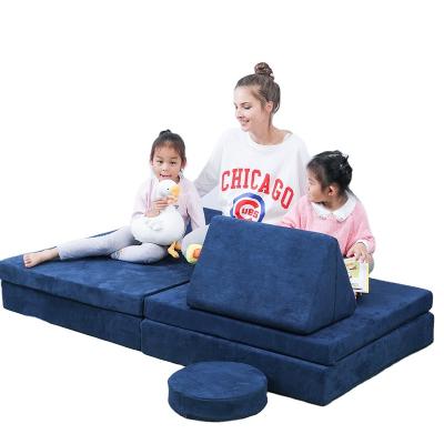 China SAIEN contemporary five-star shipping straight fold sofa bed creativity and intelligence multifunctional useful sofa play couch for kids for sale