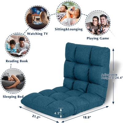 China Best Selling Japanese Folding Stretch Sofa Fabric Folding Cover Recliner Lazy Floor Chair Sofa Relaxing Lazy Sofa Chair for sale