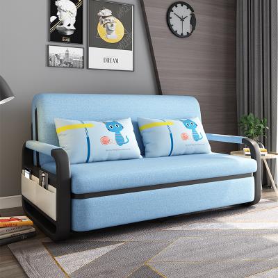 China Adjustable (size) the new comfortable canvas of enumeration Sofa Set Living Room Folding Sofa Bed of Sofa Cum Bed Metal Handrail for sale