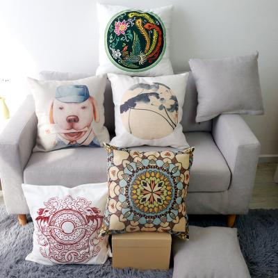 China Utopia Sofa Throw Pillow Luxury Outdoor Unique Tiles Anti-bacteria Animal and Plant Printed Tile for sale