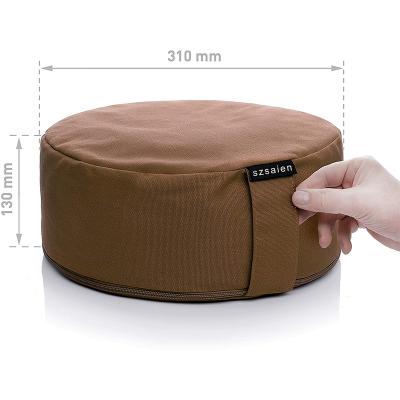 China Wholesale Anti-Static Yoga Mediation Cushion Massager Skin-Friendly Cushion Around Zafu Massage Yoga Mat Organic Cotton Cover Cushion for sale