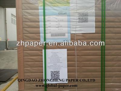 China 90gsm Woodfree Anti-Curl Offset Printing Paper for sale