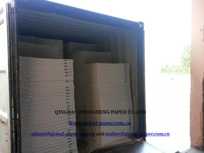 China Anticurl super white color offset printing paper / bond paper / woodfree paper for sale