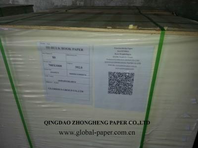 China First Class Paper Hi-Volume Anti-Curl Book / Bulky Book Paper Made In China for sale