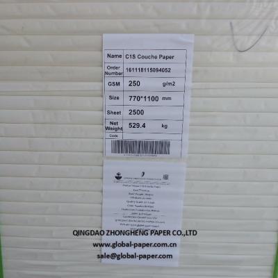 China c1s anticurl ivory board paper for sale