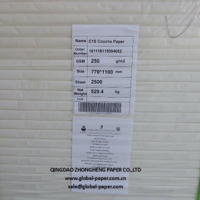 China Good quality ivory anti-curl board paper for sale