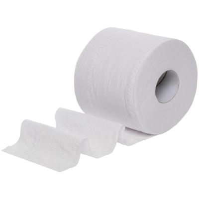 China Virgin Wood Pulp 2ply 3ply Embossed Roll Toilet Paper Tissue / Cheap Price Paper for sale