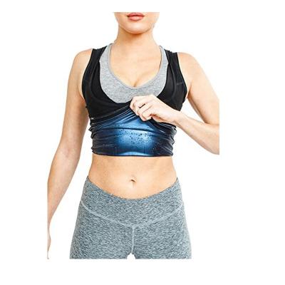 China Durable Women's Premium Workout Tank Top Slimming Polymer Sauna Vest for sale