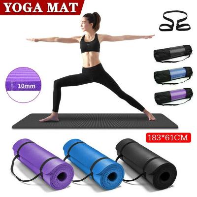 China Yoga Mat For Fitness Non-Slip Waterproof Pilates Exercise Gym Durable Extra Thick Mats for sale