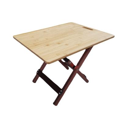 China Self-Motor Bamboo Table Camping Picnic Travel Folding Table Camping Durable Outdoor Portable Cutting Board Table for sale