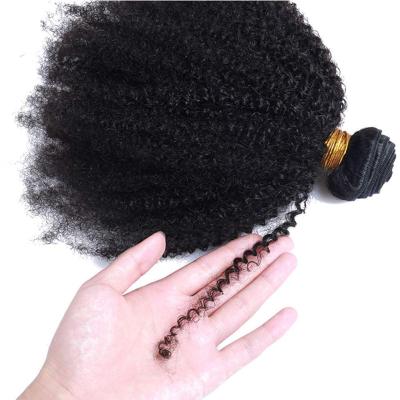 China 4b 4c Afro Cambodian Raw Curly Kinky Curly Loose Ponytail Hair Extension For Braiding Private Label for sale