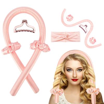 China To Fix Mannequin Head Heatless Silk Flexible Hair Rods Curling Supplier for sale