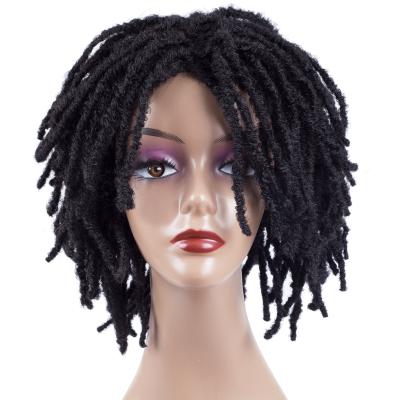 China Afro dreadlock freedom good futura pixie cut ombre color synthetic dreadlocks extension wig hair with headband for sale