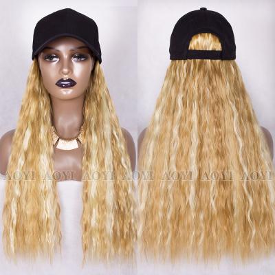 China Natural Luxury Piano Ginger Private Label Wave Wig Orange Silver Synthetic Fiber For Black Women for sale