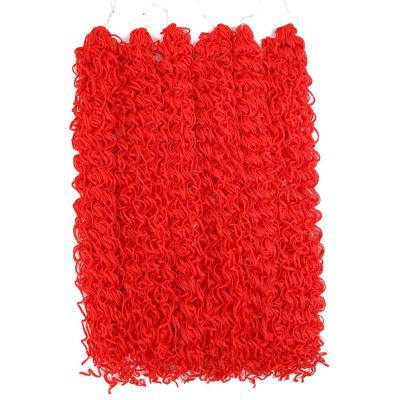 China Low Temperature Fiber Fire Resistance No MOQ Cheap Ombre Wavy Thin Box Braids Hair Micro Culry Crochet Zizi Afro Braids Hair for sale