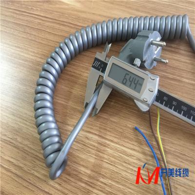 China Power station power extension socket with spiral PUR cable for sale