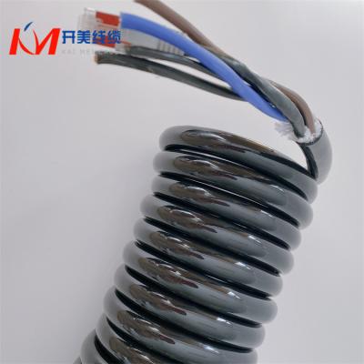 China Electrical equipment instrument and instrument twisted pair shielded cat 6 network cable stage lighting cable spiral stage machinery cable for sale