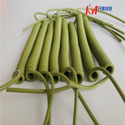 China Small cable 3.5mmPU spring wire underground tension-resistant plastic spring hangerIn drawing waterproof,oil-resistant and elastic spring wire for sale