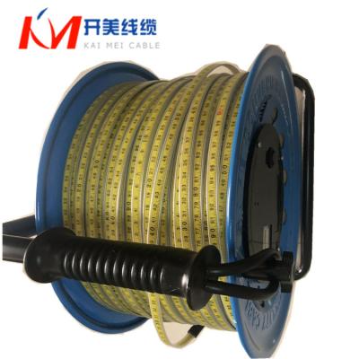 China Underground Water Level Gauge 30 50 100 200 300 500m Ruler Flat Cable Sounder Steel Deep Water Level Gauge for sale