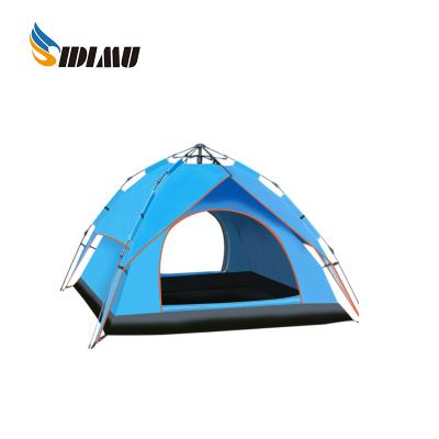 China Extended Type Family Tent 3-4 Person Polyester Tent Portable Easy Setup Outdoor Camping Tent for sale