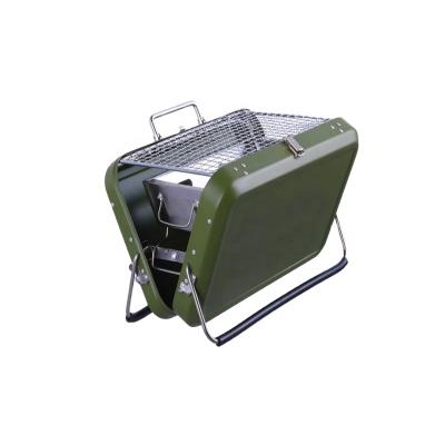 China Easy To Carry Outdoor Portable Barbecue Grill Household Luggage Type Carbon Folding Stainless Steel for sale