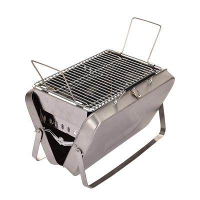 China Easy To Carry New Barbecue Grill Portable Outdoor Thickened Stainless Steel Charcoal Japanese Style for sale