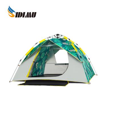 China Extended Type Easy Instant Automatic Pop Up 4 Person Double Layers Camping Outdoor Waterproof Tents for sale