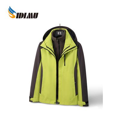 China Best Breathable Outdoor Anorak 3 in-1 Windproof Multi-Function Hooded Ski Winter Jacket for sale