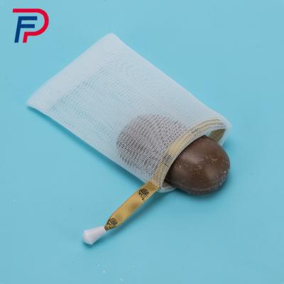 China Professional Safety Products Plastic Soap Net Factory Small Foaming Soap Bag for sale