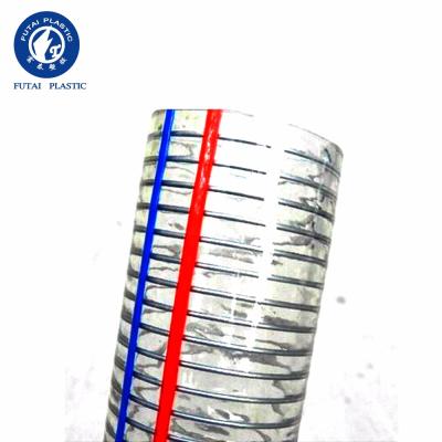 China Conveying Water Hose Stainless Steel Flexible High Pressure Pvc Spiral Wire Hose for sale