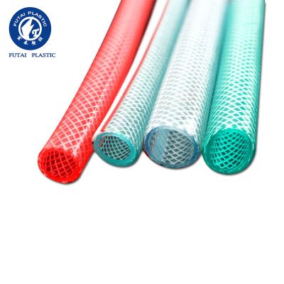 China PVC Fiber Reinforced Hose Flexible / Corrosion Resistant Colored Plastic Hose for sale