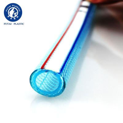 China High Pressure PVC Soft Hose PVC Tube Flexible / Corrosion Resistant Transparent Flexible Braided Plastic Fiber Hose for sale