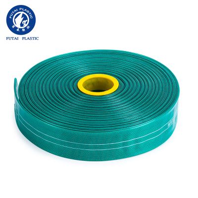 China Anti Aging PVC High Pressure Plastic Layflat Hose Irrigation Farm Flexible Drainage Hose for sale