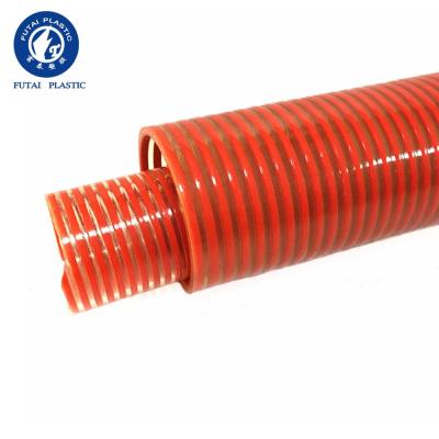 China 3 Inch Wear Resistant Flexible PVC Reinforced Suction Spiral Hose 2 Inch Corrugated PVC Water Pump Hose for sale