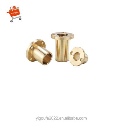 China Durable SHTZ SHTNZ SHFZ Alloy Bronze Copper (Brass) Flanged Oil Free Bushings Copper Alloy Oilless Brass Straight Bushing for sale