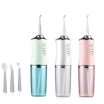 China Household Portable OEM IPX7 Waterproof 1800mah Battery Teeth Clean Oral Dental Water Flosser Dental Care Irrigator Wireless for sale