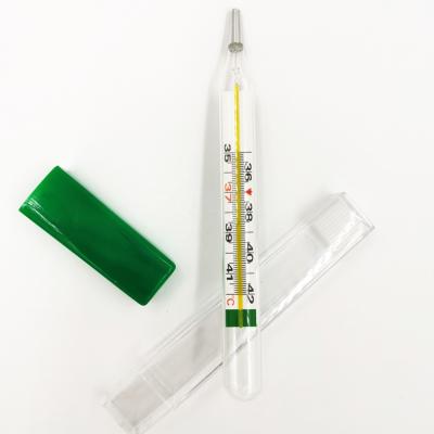 China SAY Mercury Big Size Glass Clinical Free Lip Thermometer Without Mercuty for sale