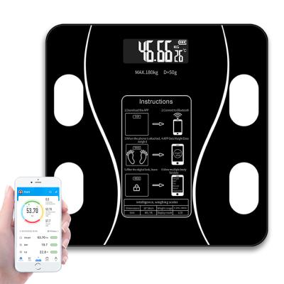 China Highly Accurate Large Capacity Digital Body Weight Scale With Lighted LED Display 280*280mm Capacity 200KG Weight Scale for sale