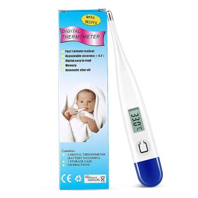 China Cheap Digital Display Price Baby Kid Hard Tilt Oral Digital Thermometer With Celsius And Fahrenheit Function Digital Thermometer for sale