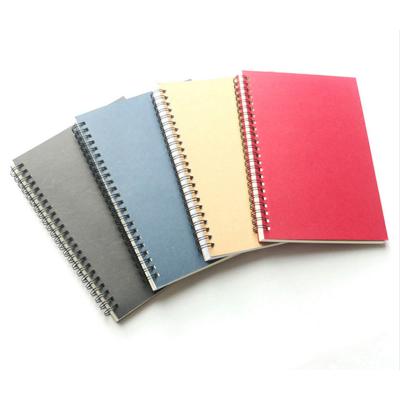 China Hardcover A4 A5 Metal Ring Wire Tied Notepad Notebook Eco-friendly Paper Binding Custom Spiral Notebook for sale