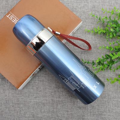 China Stainless Steel Business Customized Vacuum Flask , Thermos Bullet Drinking Bottle With Nylon Handle for sale