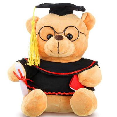 China Doctor Degree Graduation Soft Teddy Bear Plush Baby Quilt Toy for sale