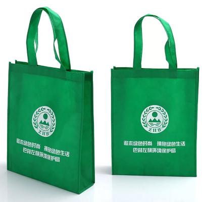 China Wholesale Customized CMYK Handled Laminated Non Woven Bag for sale