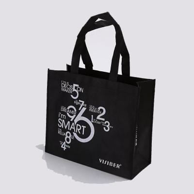 China Trade Show Handled Nonwoven Two Tone Tote Bag for sale