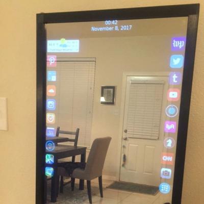 China Large Smart Makeup Mirror Smart Mirror Magnifying Smart Magic Mirror for sale